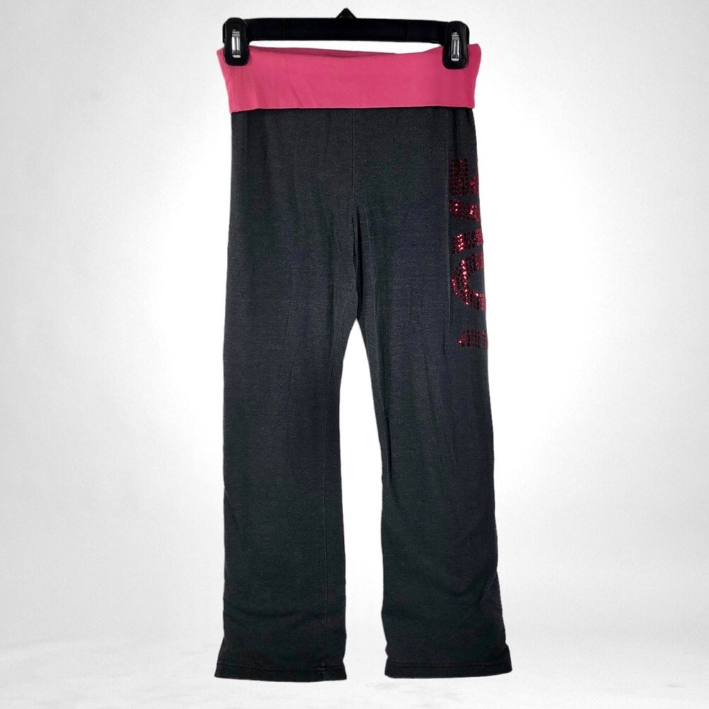 Derek Heart Girls Sweat Pants Bling “Love” Size M 10-12!